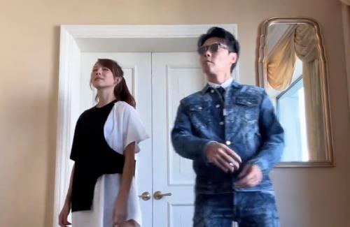 蔡少芬|张晋全家游西湖，儿子长相神似老爸，蔡少芬素颜出镜显苍老