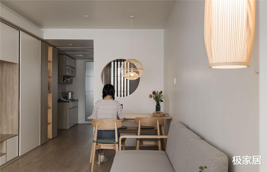 日式风情勾勒92平方米空间,舍弃华丽的元素,只归于自然