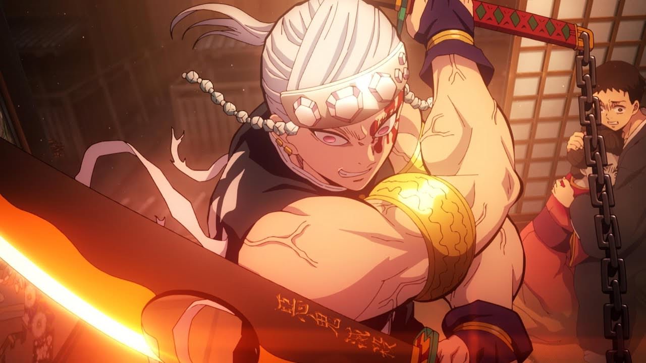 鬼灭之刃|鬼灭之刃游郭篇：看妓夫太郎的战斗，好家伙，无惨手下是蜀山传人