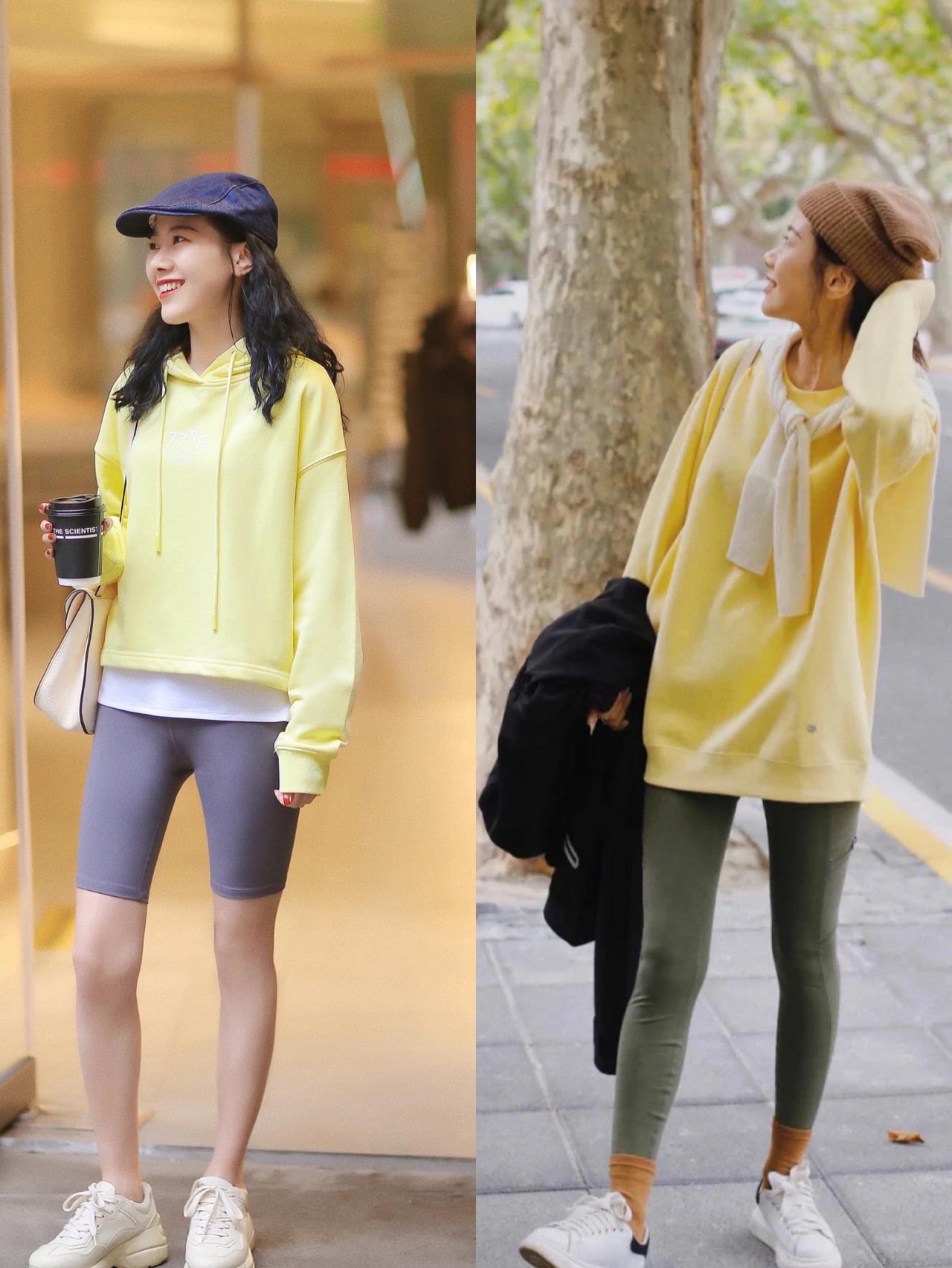 最近火了一种穿法：叫“卫衣+无痕裤”，温暖时髦，潮人都上头了