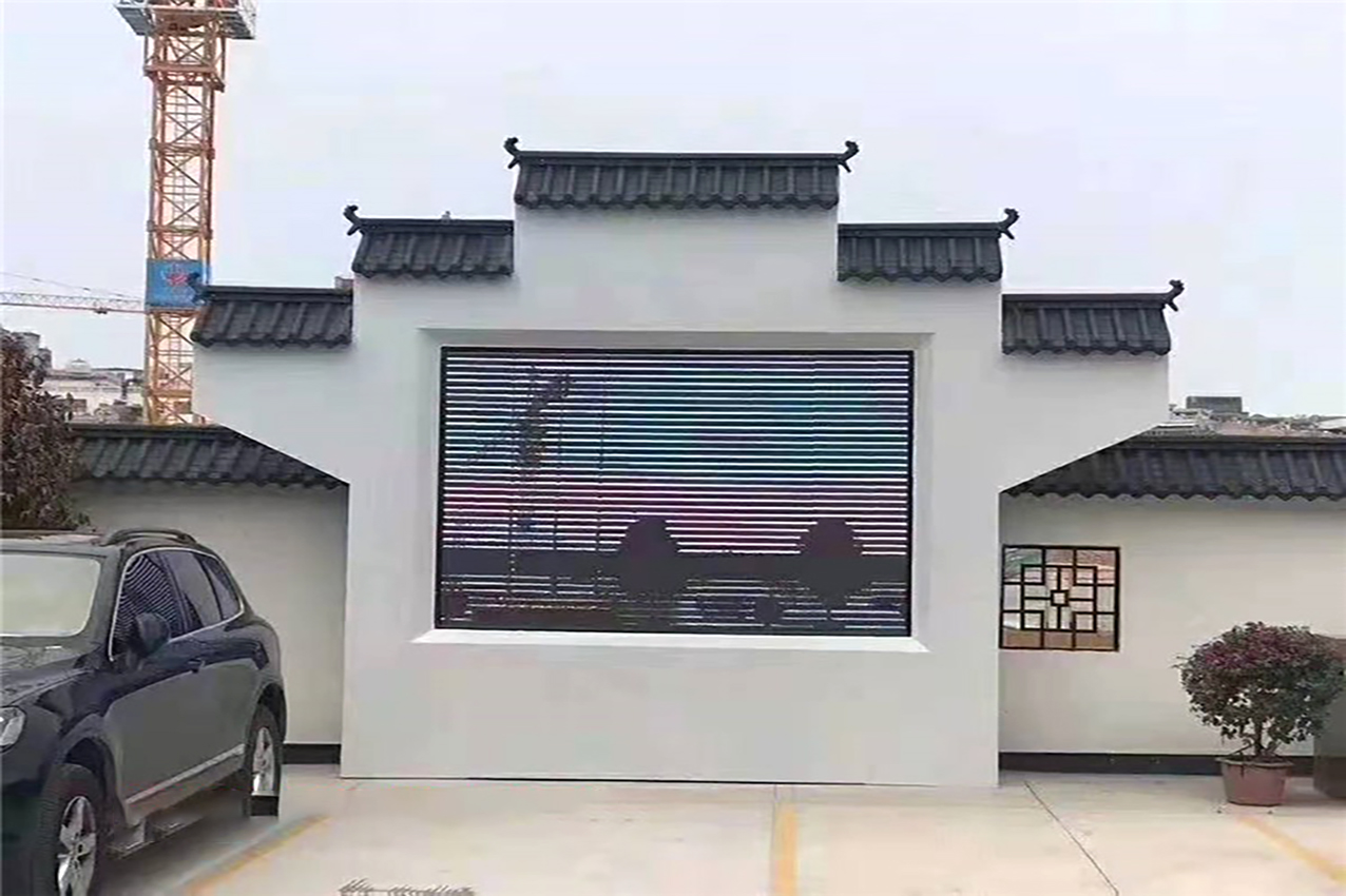 门店装修,街道美化,当选仿古树脂一体瓦