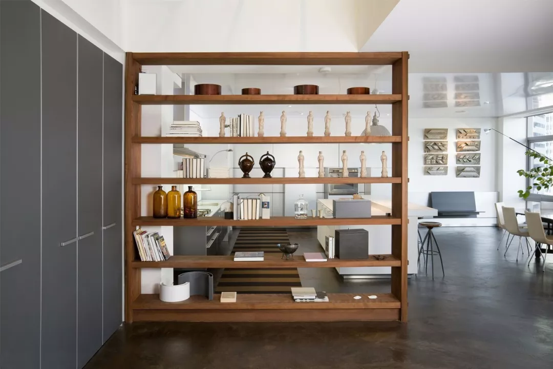 隔断不一定要做墙，这样设计好看到逆天！