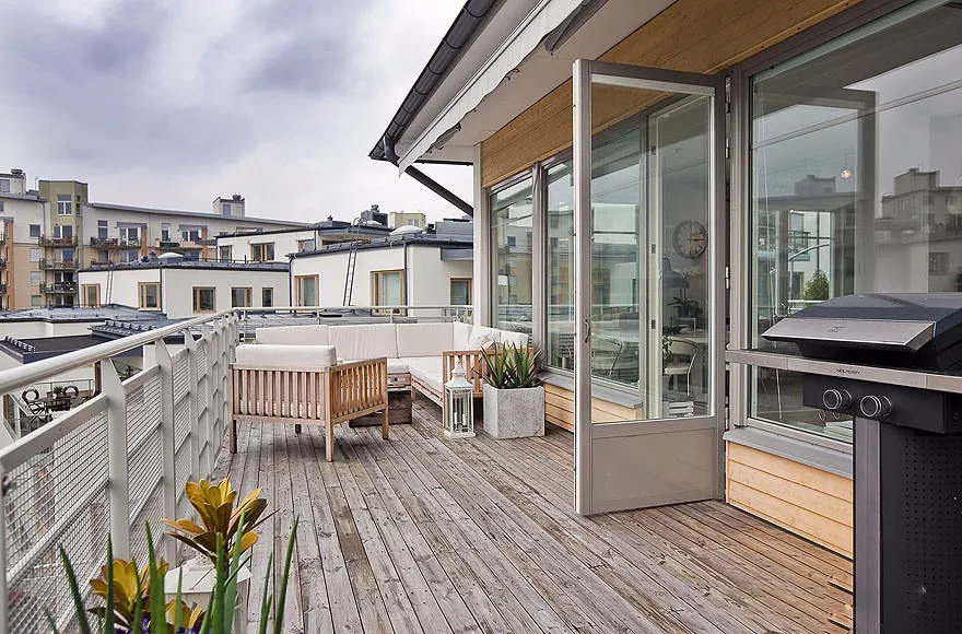 等我有房了,阳台才不要晾衣杆!学学有钱人这样装!