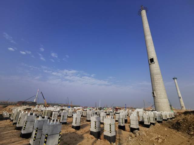 百天大干呈英豪——中化二建山东裕龙石化柴油加氢项目施工侧记