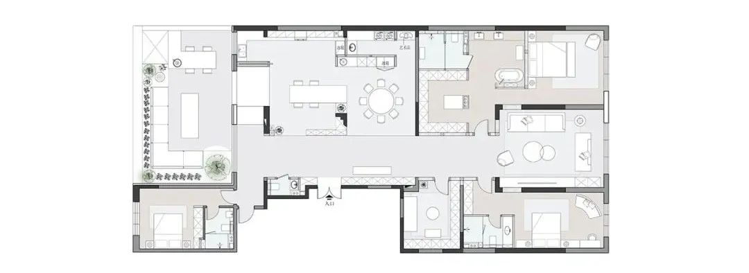 400㎡带空中花园别墅,看设计师如何逆风翻盘改造!