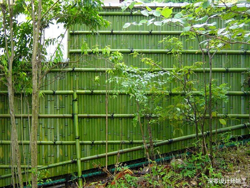 竹子看似单调无用,用它做院墙后韵味十足,颜值那叫一个高!