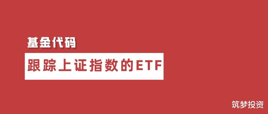 跟踪上证指数的ETF基金代码是多少?