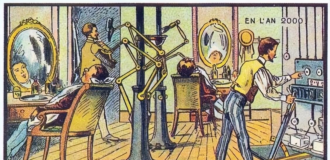 机器人|100多年前，法国艺术家的未来想象画