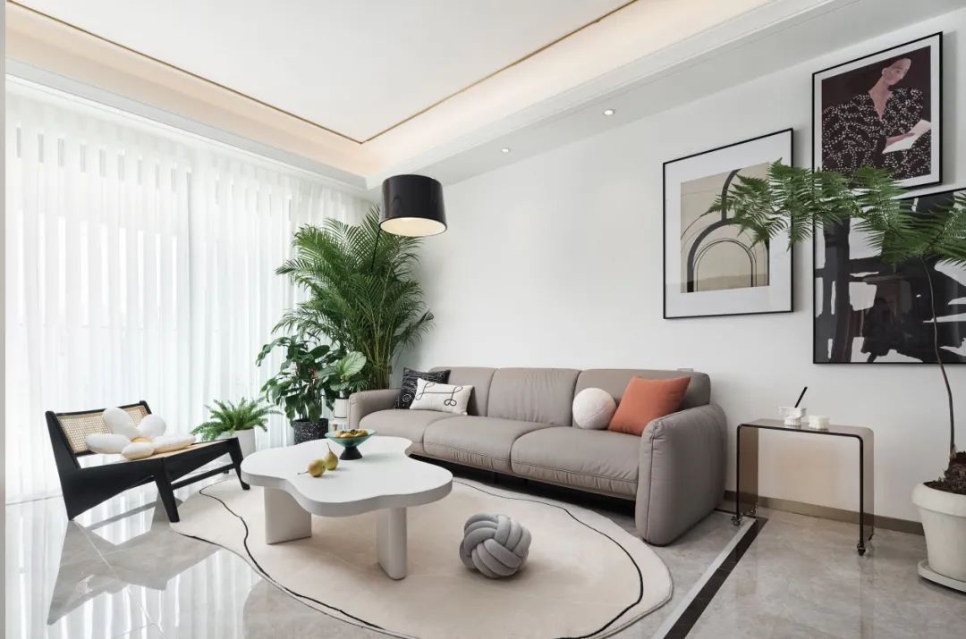 简约、复古、自然感:98m2临江小两居,不拆不砸也换风格!