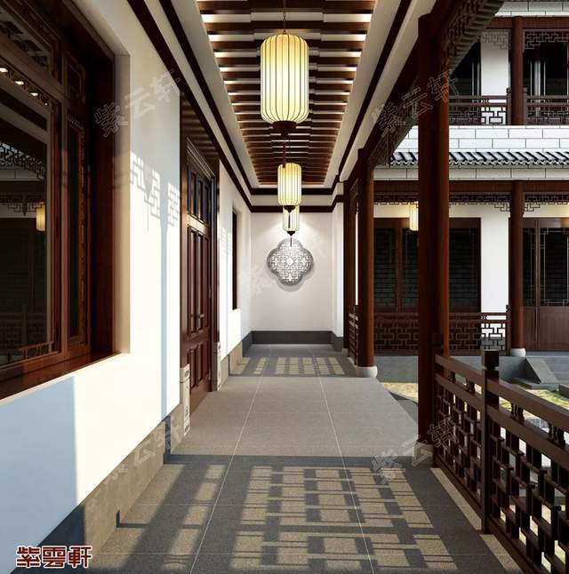 私人豪宅山中建，设计风格很独特，青山碧水掩风华