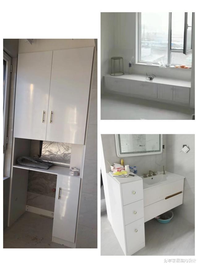 第一次装修新房,全屋定制白色的柜子,大家看看觉得“翻车”了吗