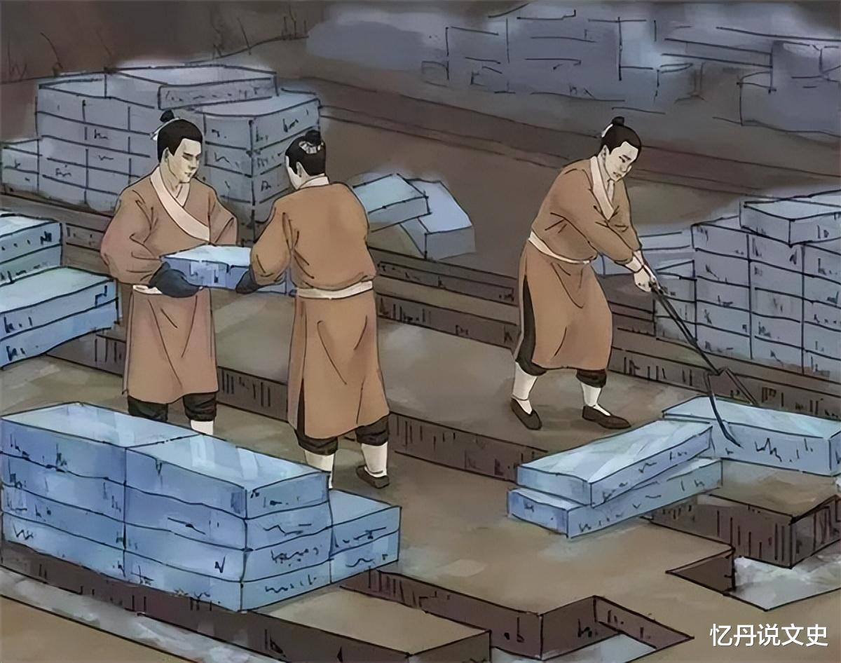 据记载古人用开水造冰,秘方已经失传,现代科学还原过程