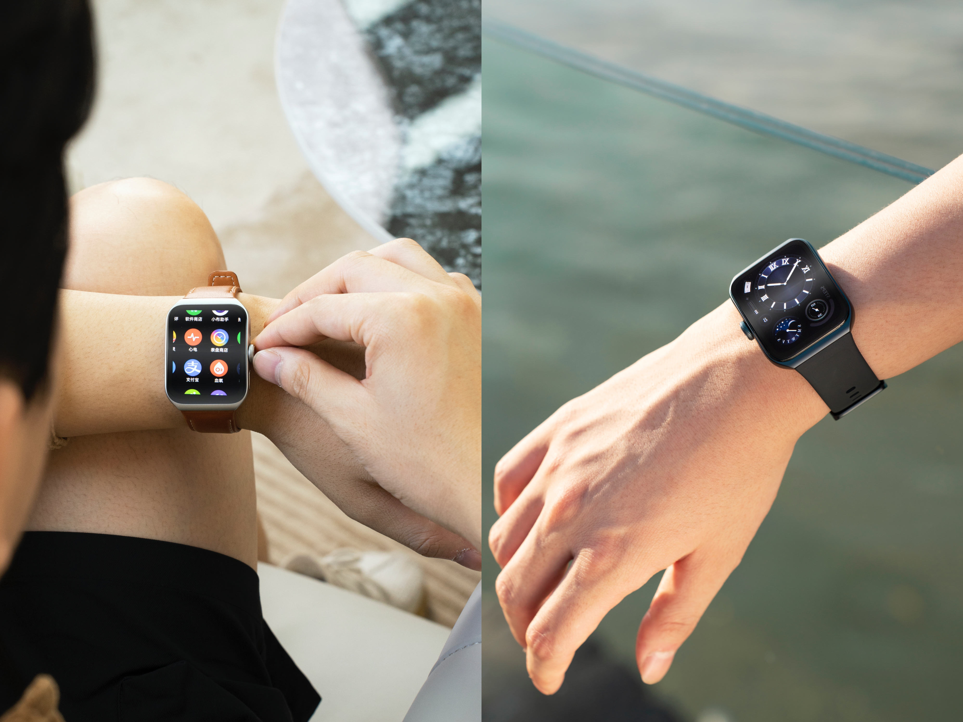 智能手表|完美诠释运动与时尚，OPPO Watch 3 Pro双配色，新增真皮质感拉满
