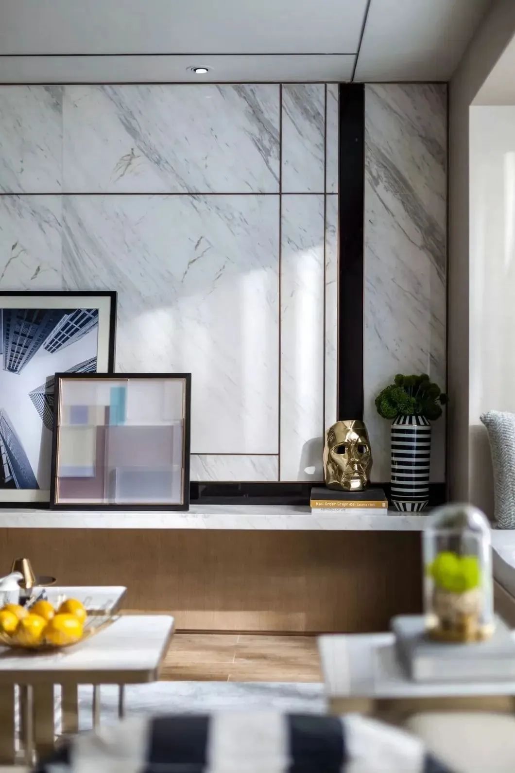 120m2现代风格三居室,简单耐看,餐厅太漂亮了!