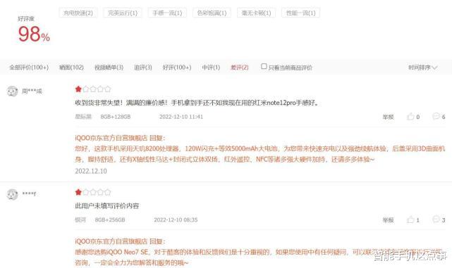 iQOO Neo7 SE：首批用户评价正式出炉，中评和差评都很无奈