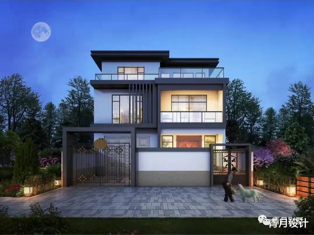 两代人|9.7×14.6米三层现代小别墅，内外兼修，两代人相处经典作品