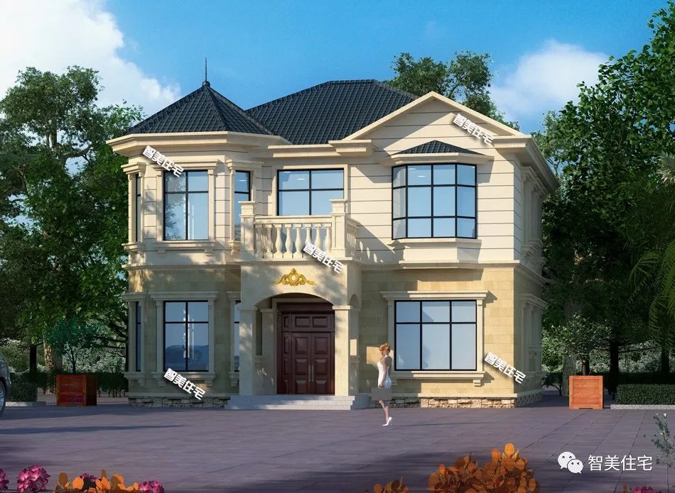 楼市|这栋小别墅,主体造价25万,造型好看都长在了我的审美上