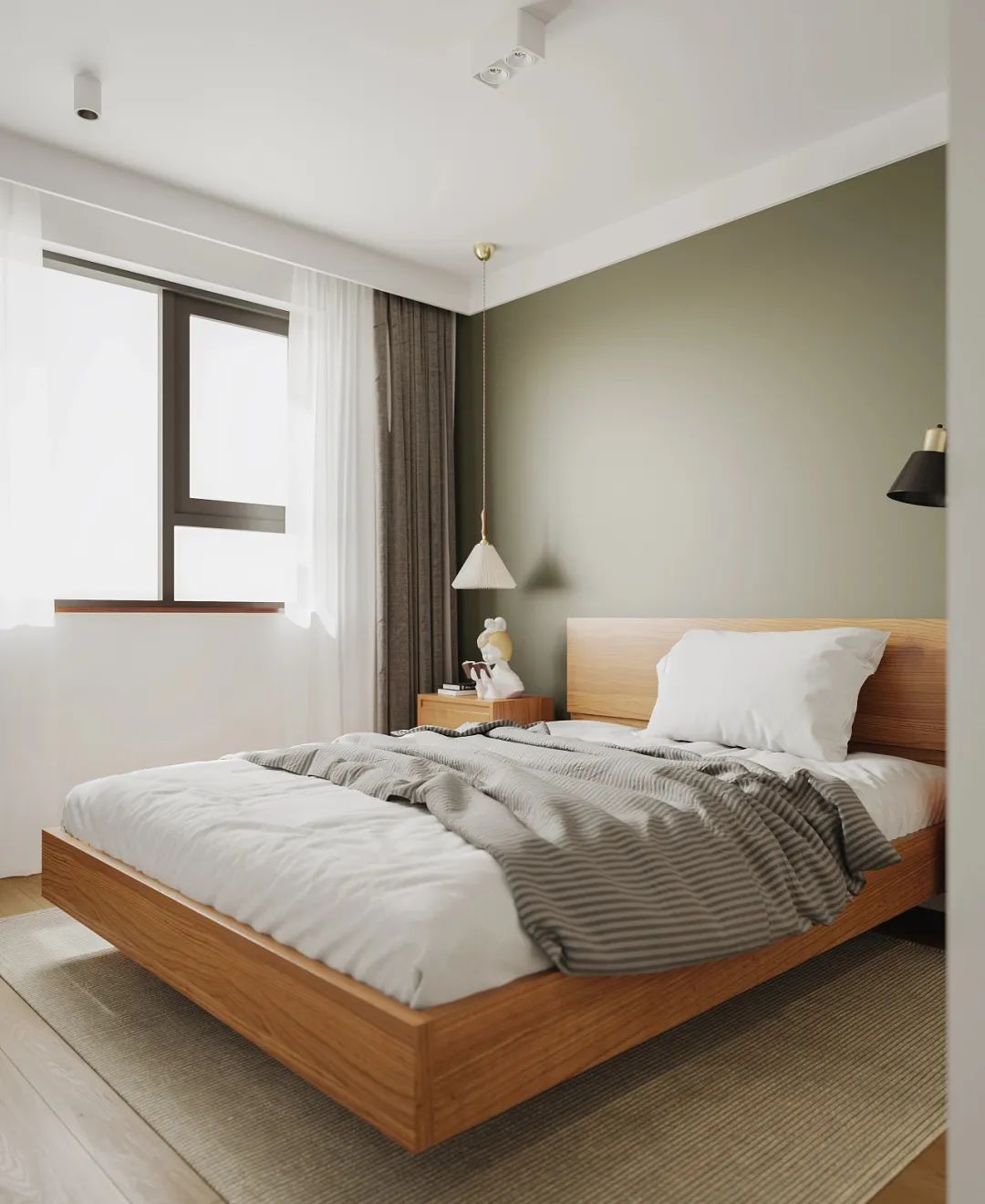 菡萏怡景装饰 | 奶油色系的日式风,这样的开放式客餐厨设计,好看不翻车!