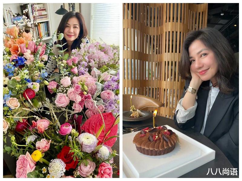 钟楚红|62岁钟楚红晒庆生照,皮肤紧致无皱纹,丧夫后始终不愿再找另一半