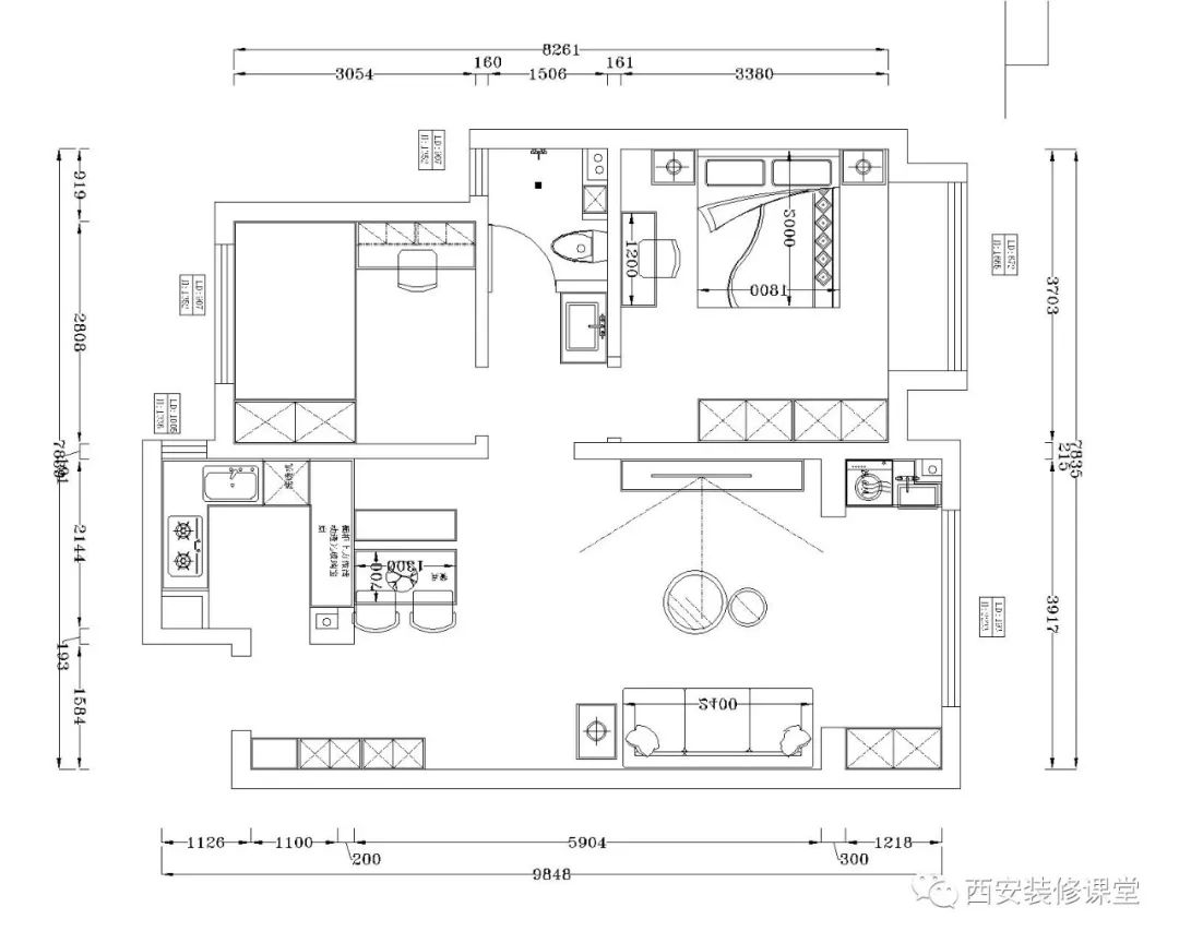 沙发与电视墙互换,成就更多收纳