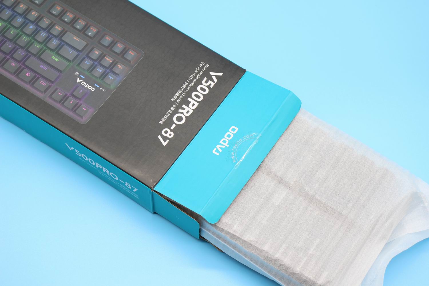 雷柏|无线不虚，有线能战：雷柏V500PRO-87多模式无线背光游戏机械键盘