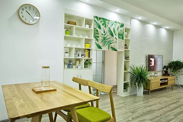 80平北欧风二居室,视觉清爽又梦幻