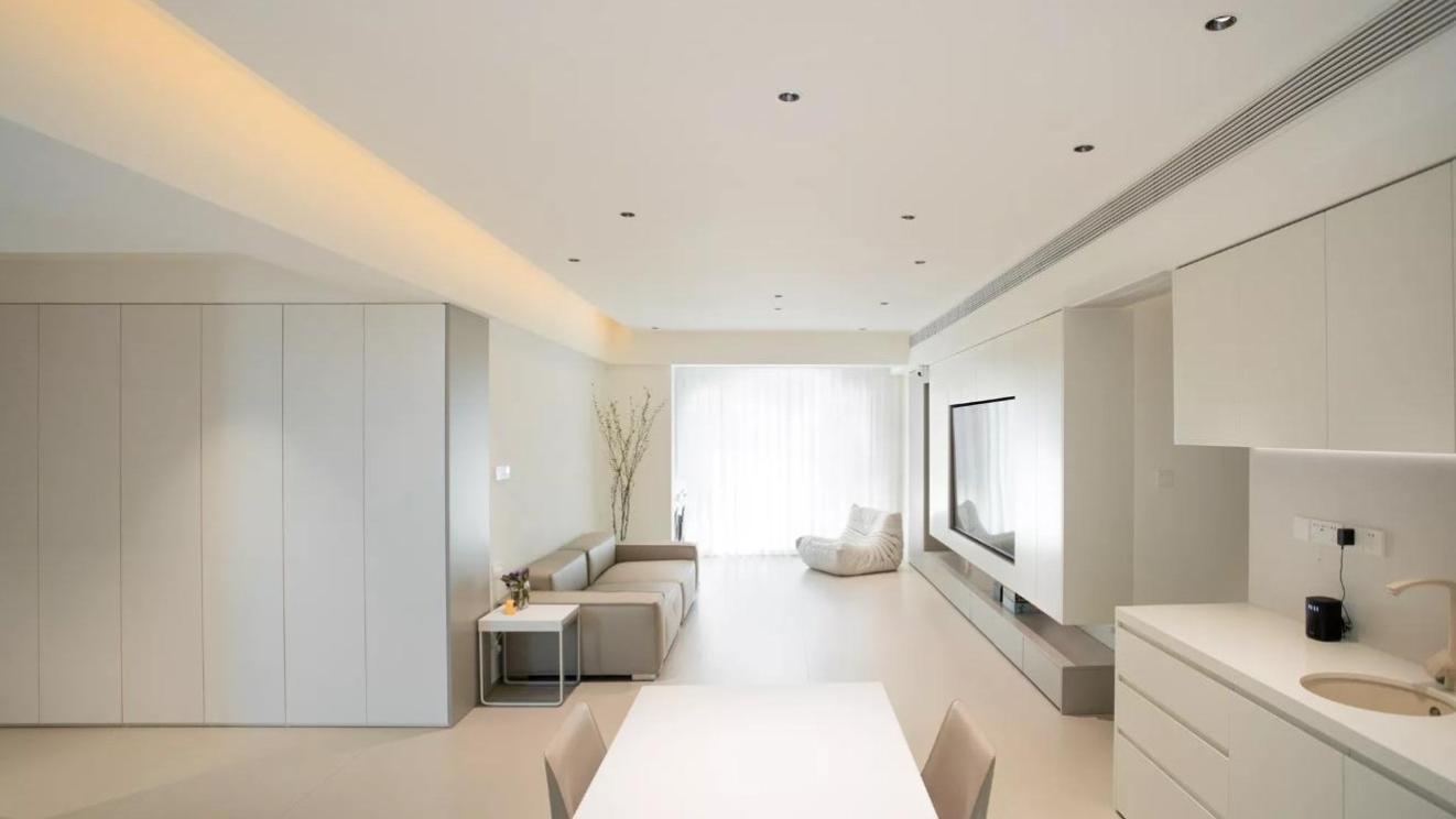 看了她125㎡家，才知道“家徒四壁”有多爽，骨子里透着干净