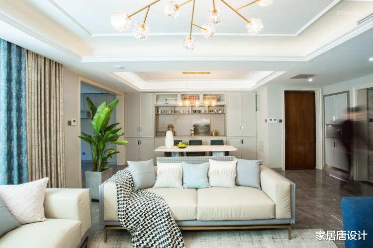 220平的现代风住宅,用简约的元素,刻画出独一无二的家