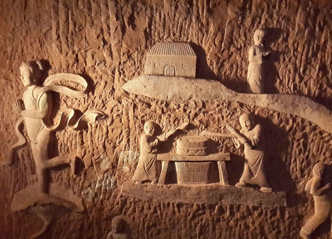 龙游石窟|村民抽干水潭发现千年前宫殿,现已成为4A级景区