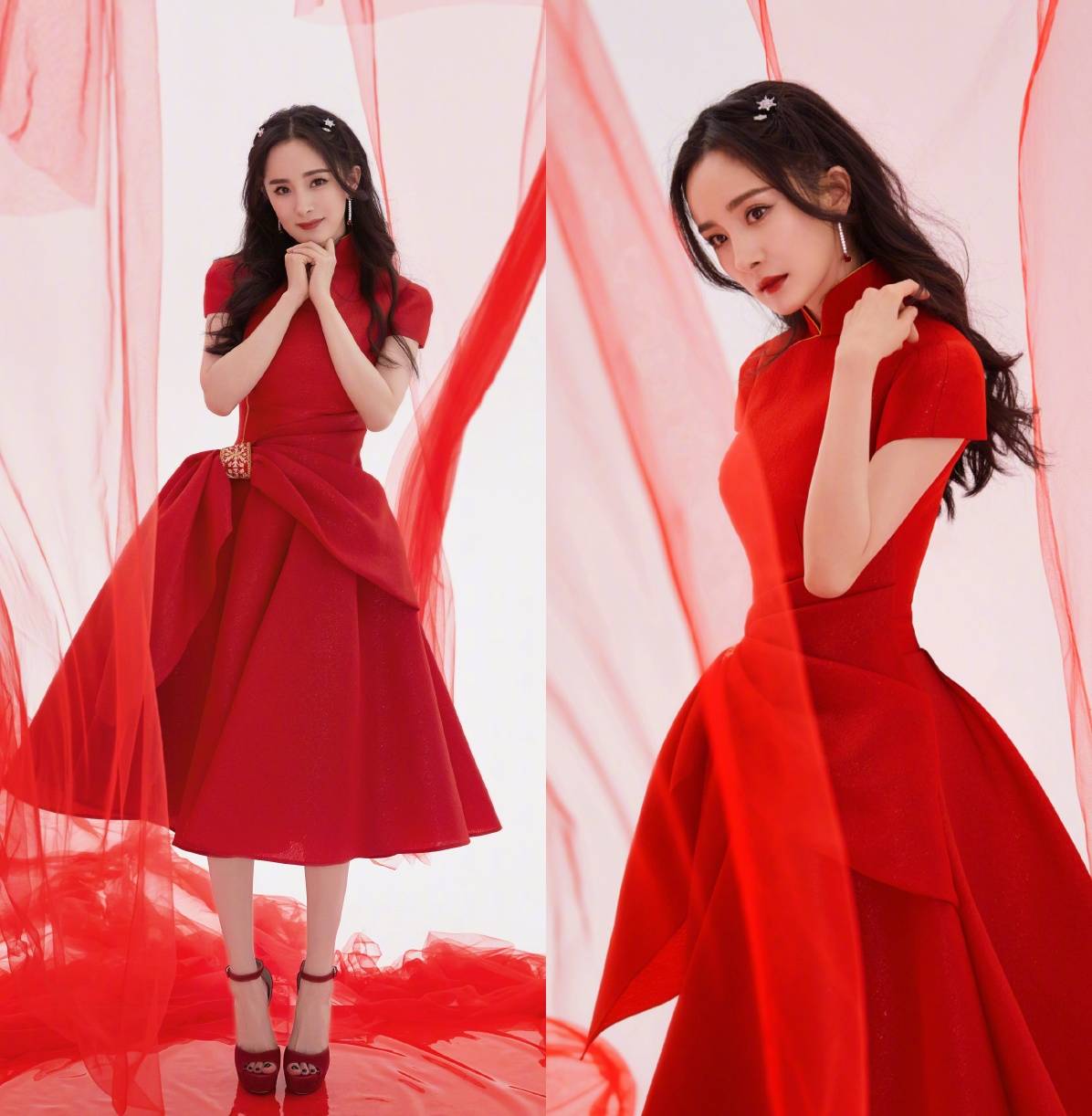 春晚|春晚明星战袍!张小斐小品造型又出圈,赵丽颖首登春晚造型换不停