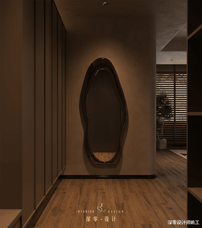 135㎡全屋没一丝俗气!沙发不靠墙与岛台+餐桌并排,完美平衡空间感