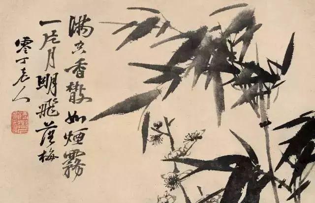 苦瓜和尚石涛高清山水画欣赏：万千墨点，肆意挥洒