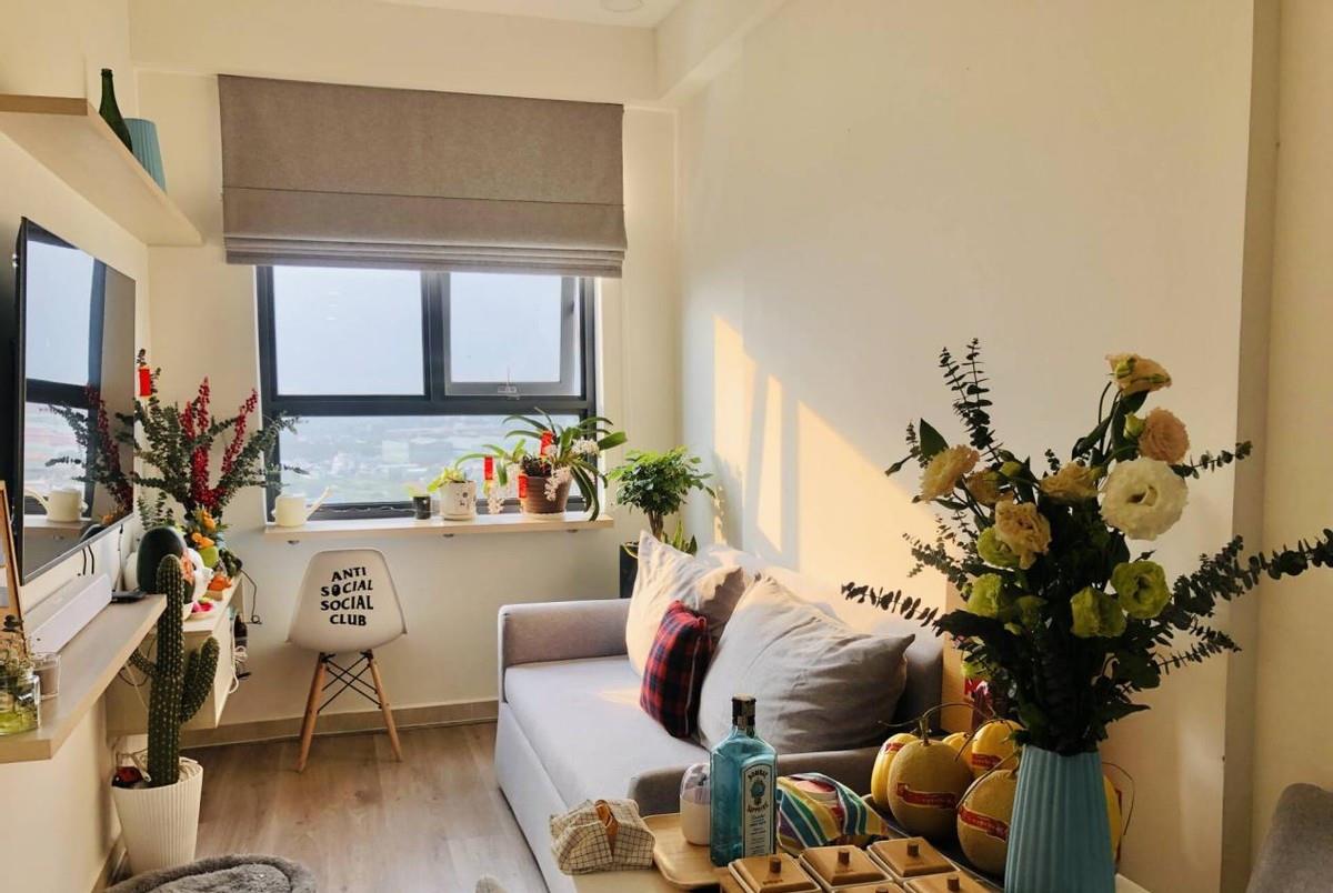 一个人住就是自由,60㎡两居室,一间睡觉一间养花,温馨舒适!