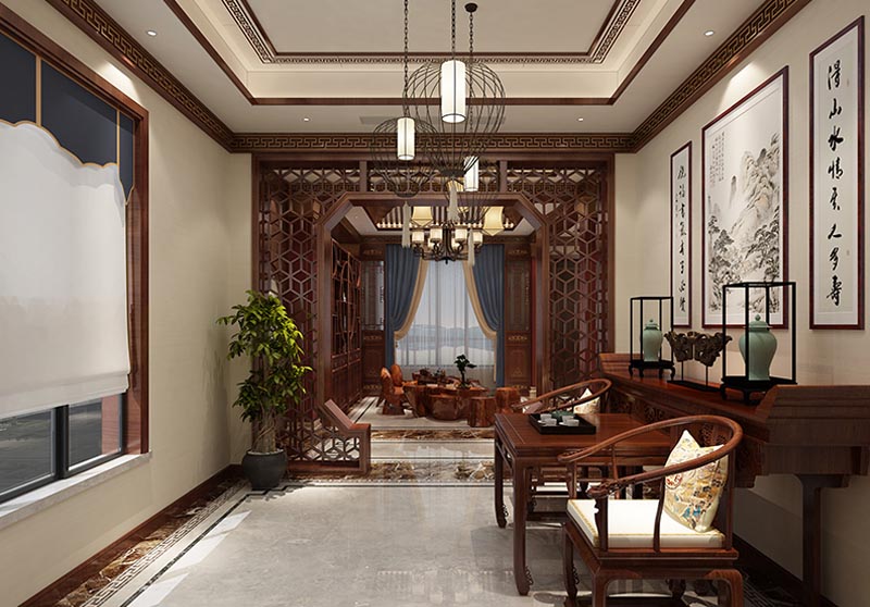 红木装修，享受安逸的空间律动