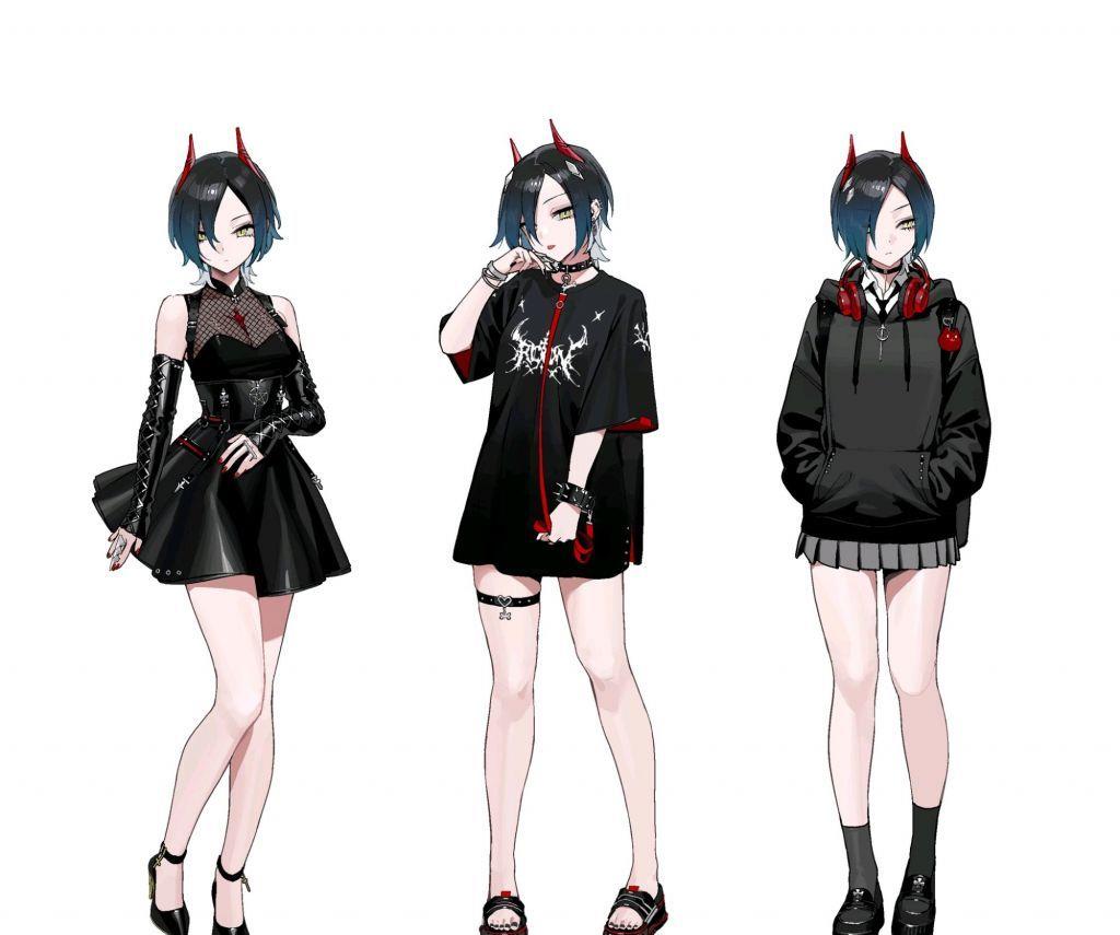 人物设定|碧蓝航线:超带感的彩皮舰娘胡滕三人设图 铁血家的新小姨真不错