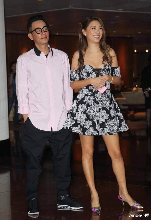 应采儿|应采儿在老公身边穿得好少女,露肩低胸裙挺惊艳,有点肉更美