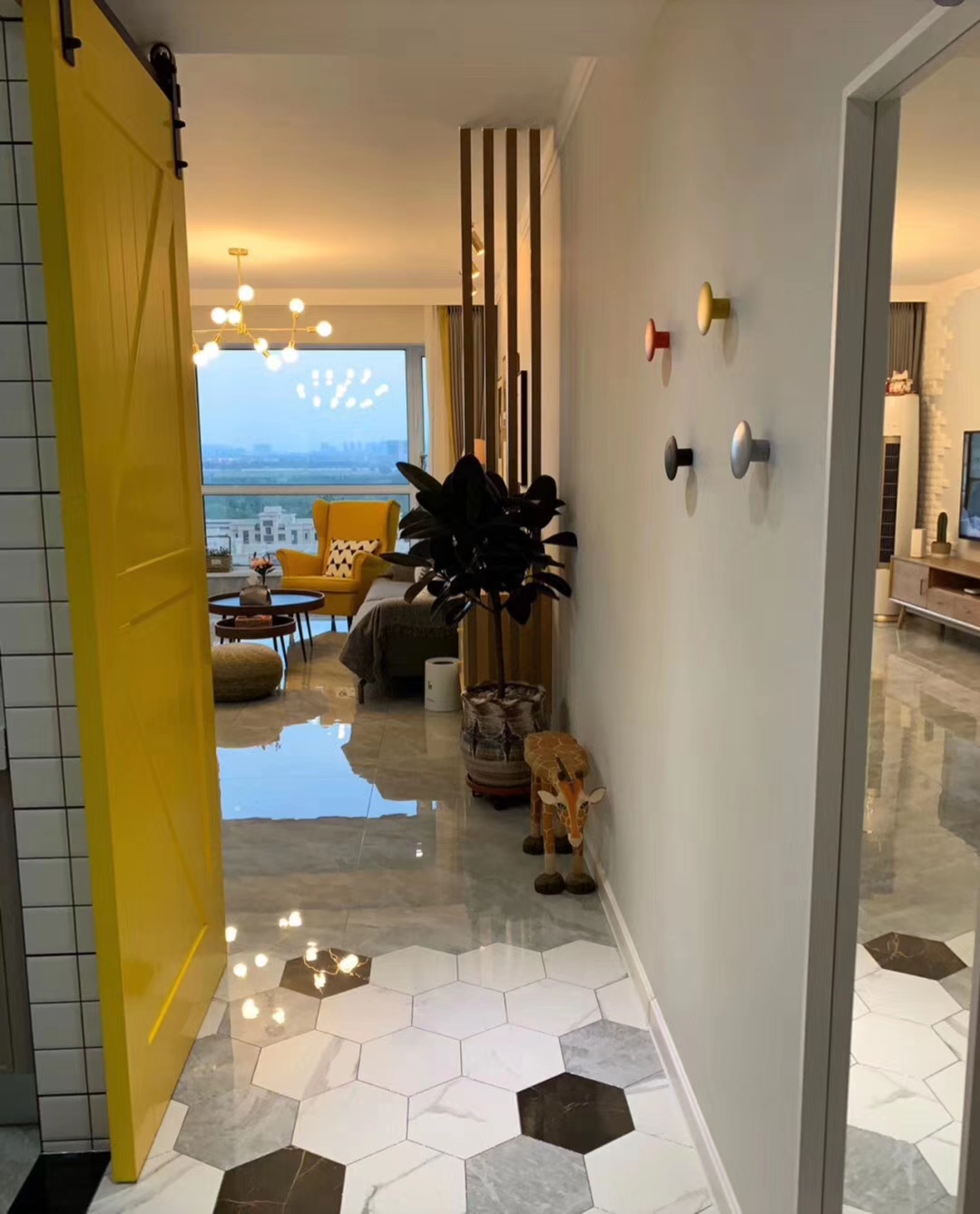 晒晒我的70㎡小婚房,装修让人太过心动!大家都夸地砖选的好棒