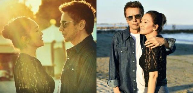 巩俐|56岁巩俐携外籍男友海边散步,冻龄美貌辣秀S形曲线