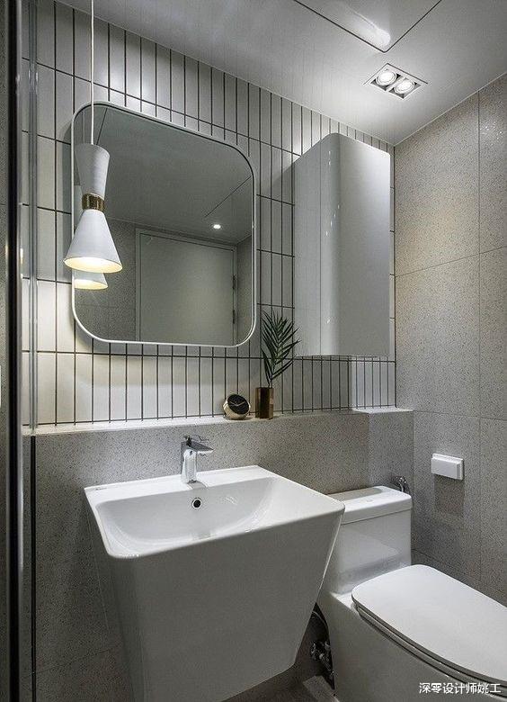 马桶和洗漱台并排放,5种方法教你解决收纳,空间越小越要做