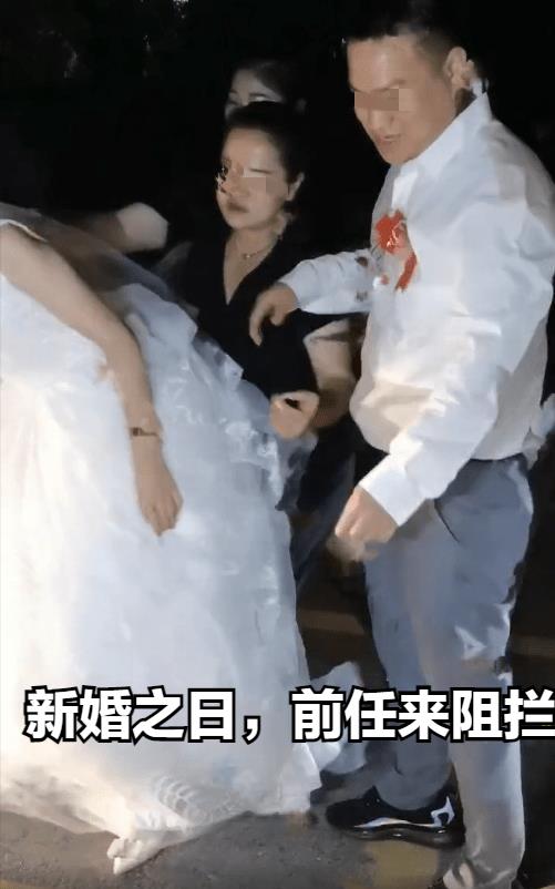 贵州女子结婚,前任前来阻拦被新郎打伤,女子哭喊:让我看看他