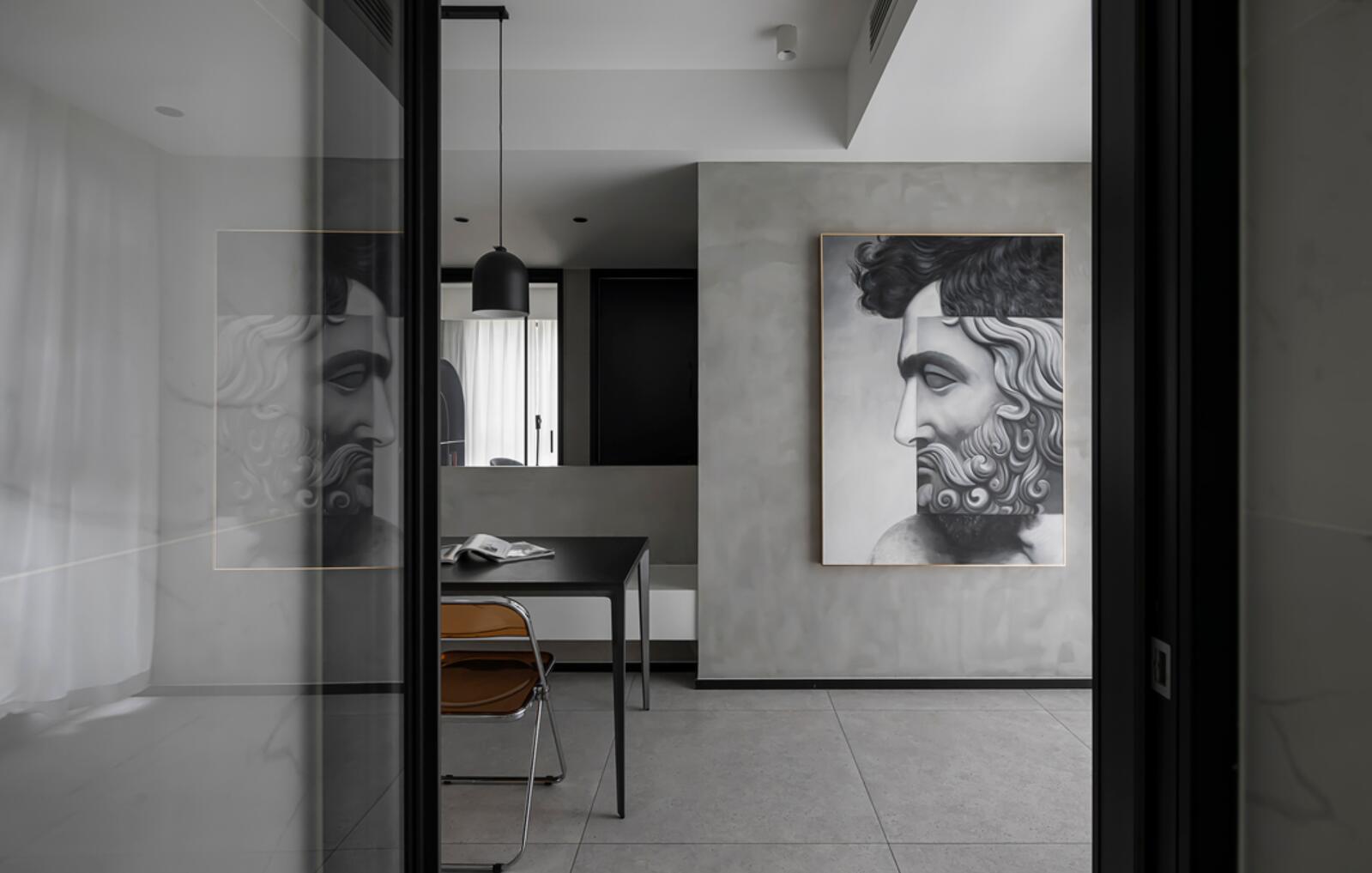 杭州屋主家的高级场面:墙面不用乳胶漆,色彩高度统一,超有质感