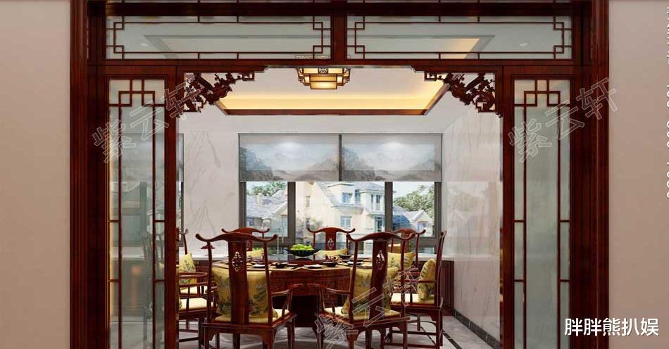 别墅中式装修风格，现代新古典里演绎端秀雅致