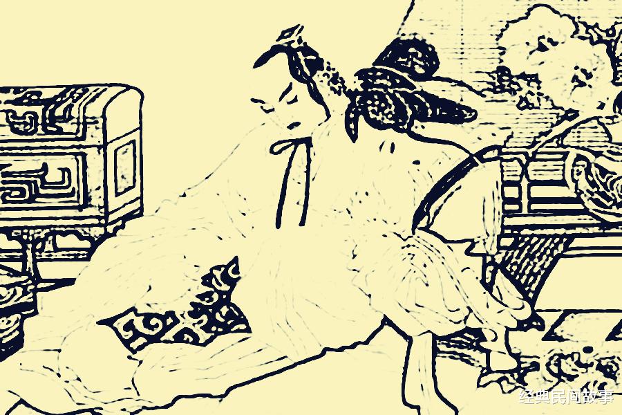 民间故事|民间故事:秀才夜里回家,见妻子胯下湿漉漉一片,当场怒扇自己脸