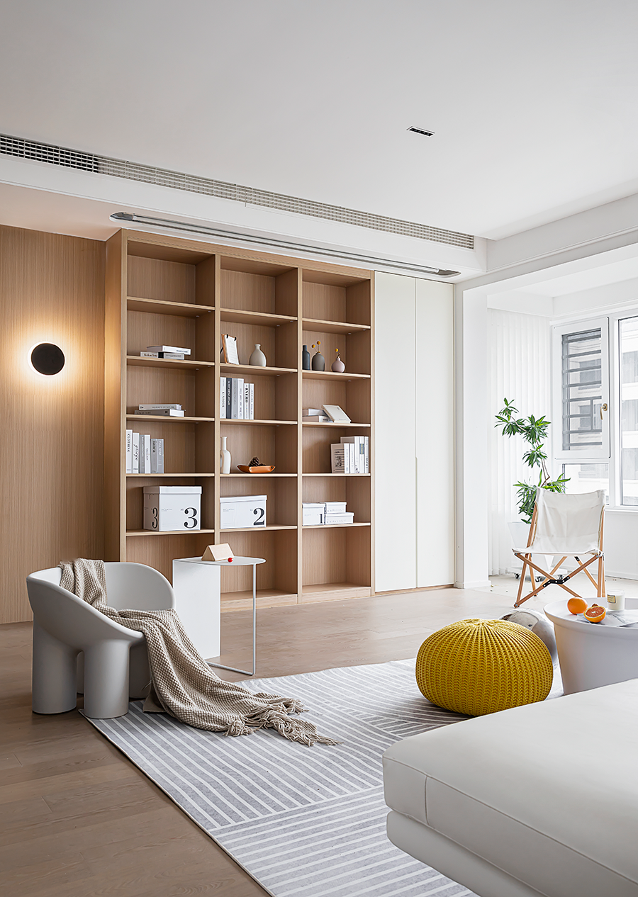 菡萏怡景装饰 | 木与白的交织,是理想与生活的共度!!