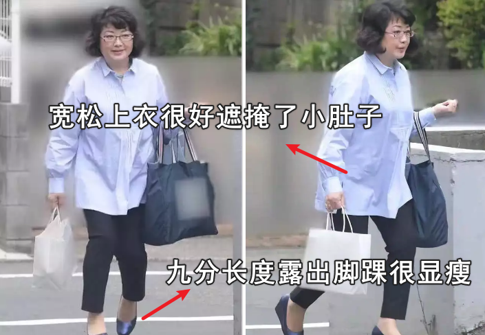 穿衣搭配 62岁的山口百惠微胖也气质,穿衣简约不扮嫩,自然老去的样子真美