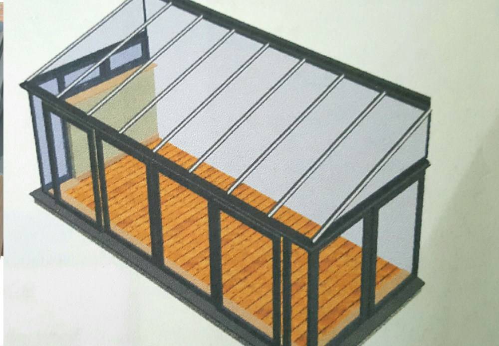 朋友家翻新封阳台,将玻璃上延1米封顶,阳台变身成阳光房!