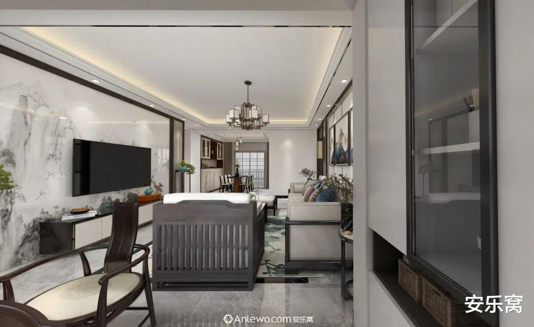 117㎡现代新中式的诗情画意,邀您一起品鉴东方式优雅
