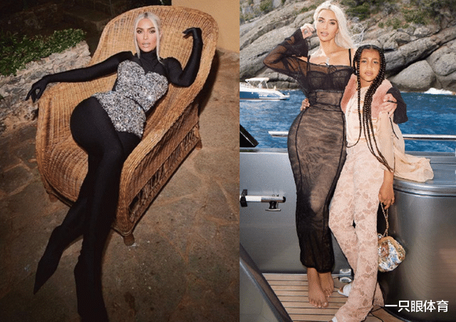 金·卡戴珊|卡戴珊侃爷久违同框!看小西北篮球赛,分开坐无交流,保持距离