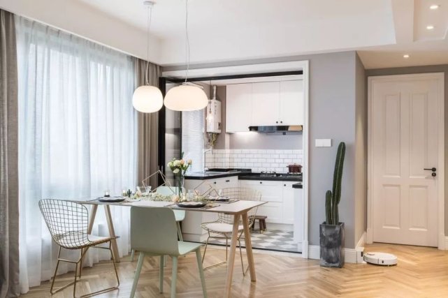 89 ㎡北欧风装修，低调灰+白色+木色，温情满满！