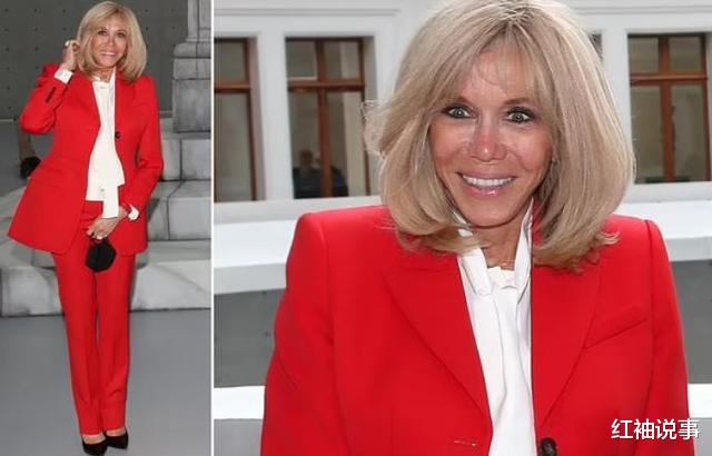 埃马纽埃尔·马克龙|69岁法国第一夫人年轻，猫眼妆容摄人心魄，难怪马克龙一见钟情